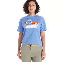 Moteriški marškinėliai Marmot Wm's Coastal Tee SS - Juoda - M