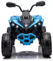 Lean Cars Vienvietis vaikiškas elektromobilis Quad, mėlynas