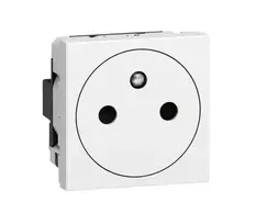 Legrand 278111L MOSAIC lizdas 2P+Z prijungimas per automatinius gnybtus 16A-250V 278111L