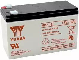 Akumuliatorius Yuasa (7Ah, 12V, F2, VRLA)