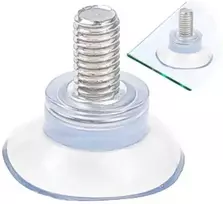 Oem Sujungta pėda 28x20mm sidabrinė - M6 baldų kojelė - reguliuojama koja baldams