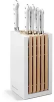 Wusthof Peilio blokas su 5 peiliais, Classic Baltas