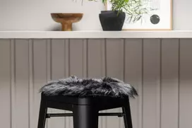 Venture Design Kėdės pagalvė, Katy, 34 cm, Juoda
