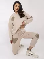 Italy Moda Rinkinys-MI-KMPL-M61431.68P-smėlio spalvos