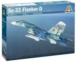 Italeri Sukhoi Su-33 Flanker-D 1/72 plastikinis lėktuvo modelio rinkinys