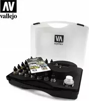 Vallejo : 71.172 - Model Air - pagrindinės spalvos ir aerografas (29 x 17 ml)