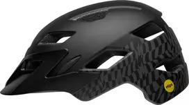 Bell BELL SIDETRACK vaikiškas šalmas Šalmo dydis: Universalus (47-54 cm), Pasirinkite spalvą: Wavy Checks Matte Juodas