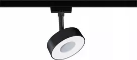 Paulmann bėgių prožektorius URail CIRCLE LED DIM 5W 180lm 4000K 230V matinis juodas/metalinis