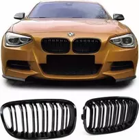 MTuning Sport Grilis Double Ribs Blizgus juodas BMW 1 F20 F21 Pre-Facelift 2011-2015 m.