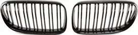 MTuning Sport Grilis Double Fins Blizgus juodas BMW 3 E92 E93 Facelift 2010-2013 m.