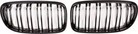MTuning Sport Grilis Double Ribs Matt Juodas BMW 3 (E90) Sedanas (E91) Touring Facelift 2008-2011 m.