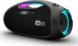 MEE garso kolonėlė Mee Audio PartySPKR XL belaidė Bluetooth kolonėlė su dinaminiu LED apšvietimu ir powerbank funkcija - juoda