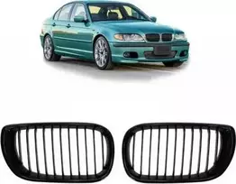 MTuning Single Fin Sports Grilis Gloss Juodas BMW 3 E46 Compact Facelift 2001-2005
