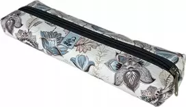 Pieštukų dėklas "Bee-bee" Takso pieštukų dėklas Paisley flowers kava