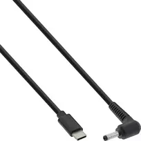 Inline USB laidas USB-C - DC 4 x 1,7 mm 2 m, juodas (26675)