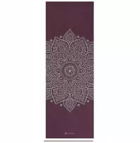 Gaiam Midnight Plum Saulės laikrodžio gėlės jogos kilimėlis, 5 mm, 65734
