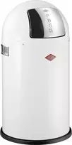Šiukšliadėžė Wesco Šiukšliadėžė balta 50l Pushboy