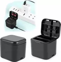 Kameros įkroviklis Puluz USB įkroviklis 2x įkraunamam akumuliatoriui, skirtas Insta360 Insta 360 Ace Pro / Ace / Pu968b