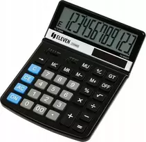 Eleven Calculator ELEVEN Office skaičiuoklė su reguliuojamu ekrano kampu TLT2348 juoda