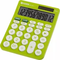 Eleven ELEVEN Calculator Žalias biuro skaičiuotuvas, apvalūs balti mygtukai, RK2311GR
