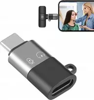 Adapteris USB Puluz Pu657b USB-C - Lightning Sidabrinė (SB9098)