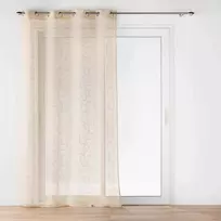 Dymo Užuolaida su kilpelėmis ir aukso raštu, LOUXOR, 140 x 280 cm