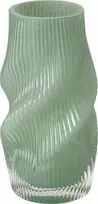 Boltze Smulkinto stiklo vaza, VERESE formos, 19 cm