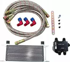 D1Spec D1Spec 15 eilučių alyvos aušintuvo komplektas + termostatinis modulis