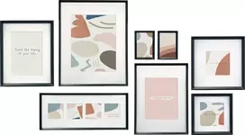 Nuotraukų rėmelis Gift Decor Giftdecor Frame Nuotraukų rėmeliai sieninei FETETAI, 8 skirtingų dydžių rėmeliai