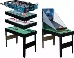 Spartan biliardo stalas, futbolas, oro ritulys, stalo tenisas, daugiafunkcis rinkinys 16 in 1
