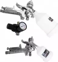 Forcekraft Dažų pistoletų komplektas su slėgio reguliavimu, 2 vnt. (1,0 mm ir 1,4 mm)