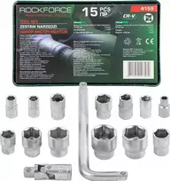 Įrankių rinkinys Rockforce Įrankių rinkinys 15el. (6-kątncyh) (10-32mm)