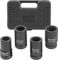 Forsage 1" gilaus smūgio lizdų rinkinys, 4 vnt (12 taškų) (27-36 mm)