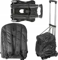 Forsage sulankstomas platforminis vežimėlis su krepšiu (40 kg talpa)