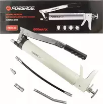 Forsage Manual Grease Gun 600ml (4 antgaliai, svirtis ir pistoleto pavara)