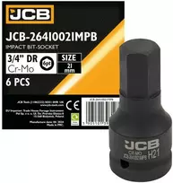 JCB Impact antgalio lizdas 3/4" 21mm (6 taškai)
