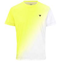 Teniso marškinėliai vyrams  - Balta, Geltona (XL)