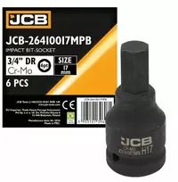 JCB Impact antgalio lizdas 3/4" 17 mm (6 taškų)