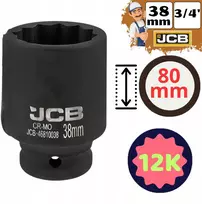JCB Nasadka smūginis gili 3/4" 38mm (12-kątna)