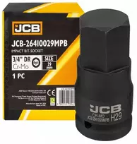 JCB Impact antgalio lizdas 3/4" 29 mm (6 taškai)