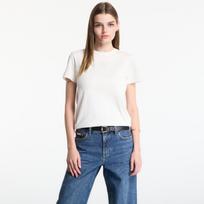 Calvin Klein Ss 20S Jersey Emblem Crew Tee Tofu - Dydis M (LV044G200G YAS Marškinėliai)