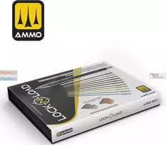 AMMO by MIG Jimenez AMMO MIG LOCK ‘N LOAD sendinimo pieštukų rinkinys, 13 spalvų