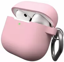 Class and Culture LLC KeyBudz Elevate Keychain - silikonowe etui ochronne do AirPods 4 gen. (blush pink)