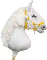 Super Hobby Horse Reguliuojamas kantaras hobi arkliukui A3 – geltonas