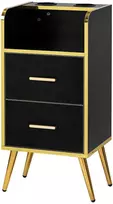 Activeshop Kirpėjo reikmenų spintelė Gabbiano Trix Gold Juodas