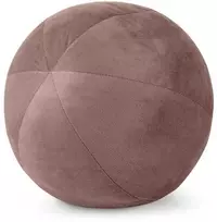 Dekoratyvinė kamuoliuko formos pagalvė Eurofirany GAJA/4, ∅ 24 cm, spalva: tamsiai rožinė