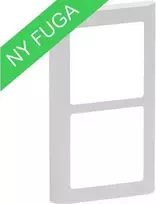 LAURITZ KNUDSEN FUGA SOFT dizaino rėmas, 2 moduliai, vertikalus, šviesiai pilkas