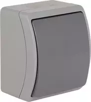 Elektro-Plast Didžioji Britanija _ apskritys. kgm Unipolės jungtis n / t IP44 spiel / grafit VW 151-08 (61.305)