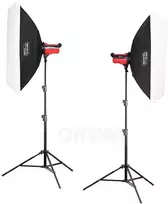 Aurora Studio Kit Aurora Orion 400 kit 3 (2 šviestuvai, minkštos dėžutės, stovai)