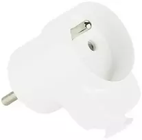 Blow WT-16G kampinis baltas kištukas su elektros lizdu